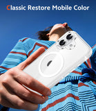 FNTCASE for iPhone 16 Phone Case Compatible with Magsafe Clear Phonecase