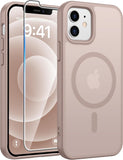 FNTCASE for iPhone 15/14/13 Case, Fit for Magsafe, Glass Screen Protector