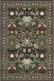 Washable Christmas Rug Runner 2x6 - Xmas Snowflake Green Rug for Kitchen Entryway Non Slip Farmhouse Low Pile Carpet for Laundry Bedroom Bathroom Stain Resistant Floor Mat Pet-Friendly Rug（2x6，Green）
