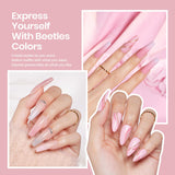 Beetles Gel Nail Polish Kit with U V Light 80Pcs Color Enchantment 55 Colors Gel Polish Starter Kit with Base Top Coat Nail Art Stickers Manicure Tools Gift for Women