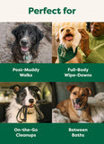Earth Rated Dog Wipes for Paws & Butt, Deodorizing, Unscented, 100ct