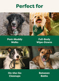 Earth Rated Dog Wipes for Paws & Butt, Deodorizing, Unscented, 100ct