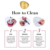 CONNOISSEURS Premium Edition Jewelry Cleaner, Value Size 9.6oz - Pick from Fine, Silver or Delicate Jewelry Cleaner