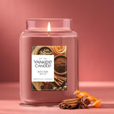 Yankee Candle Spiced Pumpkin Scented Candle, 22oz Large Jar