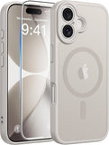FNTCASE for iPhone 17 Case, Compatible with Magsafe, Glass Screen Protector