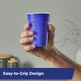 Hefty Party On Disposable Plastic Cups, Assorted, 16 Ounce, 100 Count