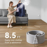 HiLIFE Steamer for Clothes, Portable Handheld Design, 240ml Big Capacity, 700W, Strong Penetrating Steam, Removes Wrinkle, for Home, Office(ONLY FOR 120V)-(Ocean Blue)