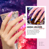 Beetles Gel Nail Polish Kit with U V Light 80Pcs Color Enchantment 55 Colors Gel Polish Starter Kit with Base Top Coat Nail Art Stickers Manicure Tools Gift for Women