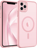 FNTCASE for iPhone 15/14/13 Case, Fit for Magsafe, Glass Screen Protector