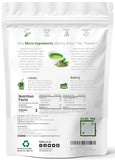 Organic Matcha Green Tea Powder, 1Lb | Premium First Harvest Japanese for Daily Beverage | 100% Pure Culinary Grade | No Sugar, Eco-Friendly Recyclable Bags