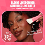 Buttermelt Powder Blush, Fade and Transfer-Resistant Blush, up to 12HR Make up Wear, Vegan Formula - My Butta Half