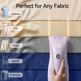 HiLIFE Steamer for Clothes, Portable Handheld Design, 240ml Big Capacity, 700W, Strong Penetrating Steam, Removes Wrinkle, for Home, Office(ONLY FOR 120V)-(Ocean Blue)