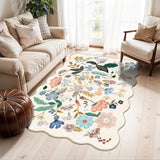 Washable Christmas Rug Runner 2x6 - Xmas Snowflake Green Rug for Kitchen Entryway Non Slip Farmhouse Low Pile Carpet for Laundry Bedroom Bathroom Stain Resistant Floor Mat Pet-Friendly Rug（2x6，Green）