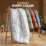 Utopia Bedding Queen Comforter, Duvet Insert, White, 88 x 88 Inches