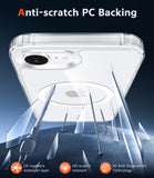 FNTCASE for iPhone 16 Phone Case Compatible with Magsafe Clear Phonecase