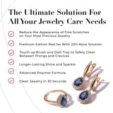 CONNOISSEURS Premium Edition Jewelry Cleaner, Value Size 9.6oz - Pick from Fine, Silver or Delicate Jewelry Cleaner