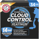 ARM & HAMMER Slide Platinum Easy Clean-Up Clumping Cat Litter, 34 lbs