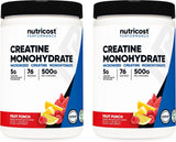Nutricost Micronized Creatine Monohydrate Powder - 500g (100 Servings) - Pure Unflavored - 5g Per Serving - Non-GMO, Gluten Free