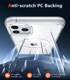 FNTCASE for iPhone 16 Phone Case Compatible with Magsafe Clear Phonecase