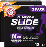 ARM & HAMMER Slide Platinum Easy Clean-Up Clumping Cat Litter, 18 lbs