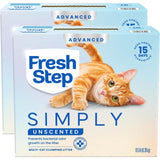 Fresh Step Advanced Odor Shield Clumping Cat Litter with Gain, 18.5 lb, 2Pk