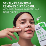 CeraVe Hydrating Cleanser with Hyaluronic Acid, Gentle Face Cleanser,16oz