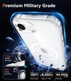 FNTCASE for iPhone 16 Phone Case Compatible with Magsafe Clear Phonecase