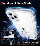 FNTCASE for iPhone 16 Phone Case Compatible with Magsafe Clear Phonecase