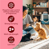 Fresh Step Advanced Odor Shield Clumping Cat Litter with Gain, 18.5 lb, 2Pk