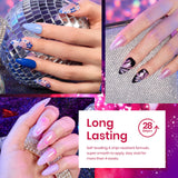 Beetles Gel Nail Polish Kit with U V Light 80Pcs Color Enchantment 55 Colors Gel Polish Starter Kit with Base Top Coat Nail Art Stickers Manicure Tools Gift for Women