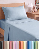 Queen Size 4 Piece Sheet Set - Comfy Breathable & Cooling Sheets - White