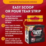 ARM & HAMMER Slide Platinum Easy Clean-Up Clumping Cat Litter, 34 lbs