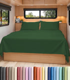 Queen Size 4 Piece Sheet Set - Comfy Breathable & Cooling Sheets - White