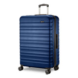 Amazon Basics 3-Piece Hardshell Suitcases Set (21", 26", 30"), Expandable For Up to 25% More Space, With Scratch-Resistant Finish, Four Multi-Directional Wheels, Rose Gold