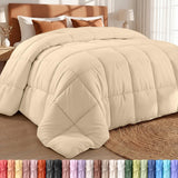 Utopia Bedding Queen Comforter, Duvet Insert, White, 88 x 88 Inches