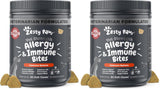 Zesty Paws Dog Allergy Chews - Dog Allergy Relief, Lamb, 90 Ct