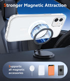 FNTCASE for iPhone 16 Phone Case Compatible with Magsafe Clear Phonecase