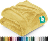 Utopia Bedding Soft Fleece Bed Blanket Throw Size Ash Grey (50x60 Inch)