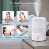 Levoit Top Fill Humidifiers for Bedroom, 2.5L Tank for Large Room, 25dB