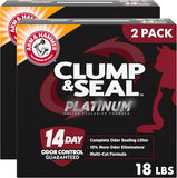 ARM & HAMMER Slide Platinum Easy Clean-Up Clumping Cat Litter, 18 lbs