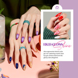 Beetles Gel Nail Polish Kit with U V Light 80Pcs Color Enchantment 55 Colors Gel Polish Starter Kit with Base Top Coat Nail Art Stickers Manicure Tools Gift for Women