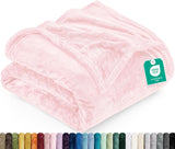 Utopia Bedding Soft Fleece Bed Blanket Throw Size Ash Grey (50x60 Inch)