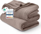 Bedsure Fleece Bed Blankets Queen Size Grey - Soft Cozy Warm Halloween Fall Throw Blanket Lightweight Room Home Decor, Christmas Decorations Gifts for Women and Men, 90x90 inches