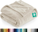 Utopia Bedding Soft Fleece Bed Blanket Throw Size Ash Grey (50x60 Inch)