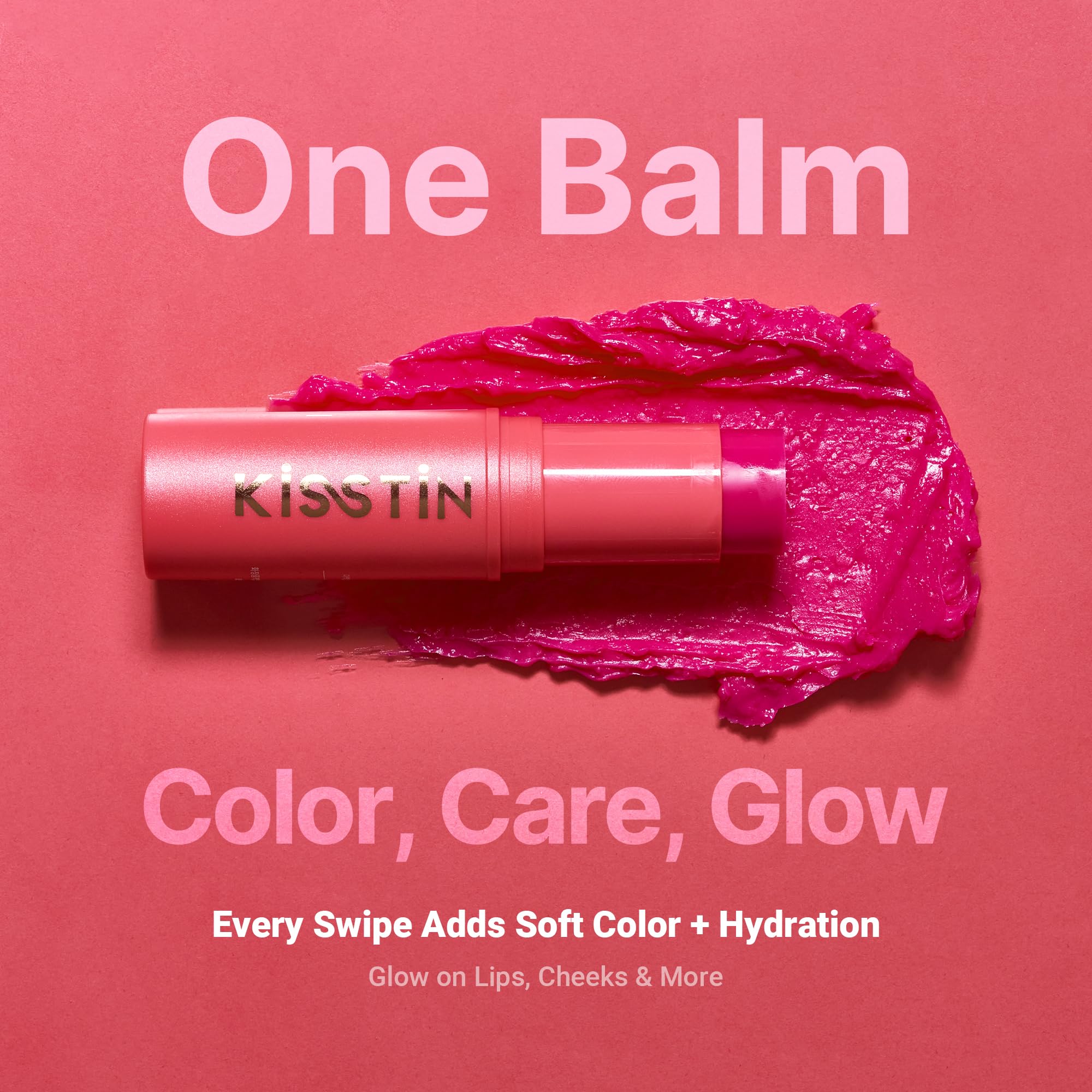 KAHI Wrinkle Bounce Multi Balm Stick | PDRN Collagen Wrinkle Stick | Korean Skin Care |All-in-One Hydrating Lip Balm Eye Cream Neck Cream Make Up Base & Face Mist Moisture Balm