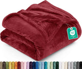 Utopia Bedding Soft Fleece Bed Blanket Throw Size Ash Grey (50x60 Inch)