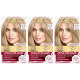 L'Oreal Paris Excellence Crème Permanent Hair Dye, Triple Care Hair Color with Hyaluronic Acid for 100% Gray Coverage, 4 Dark Brown, 1 Kit (Packaging May Vary)