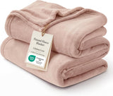 Bedsure Fleece Bed Blankets Queen Size Grey - Soft Cozy Warm Halloween Fall Throw Blanket Lightweight Room Home Decor, Christmas Decorations Gifts for Women and Men, 90x90 inches