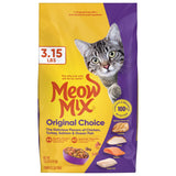 Meow Mix Original Choice Dry Cat Food, 6.3 Pound Bag