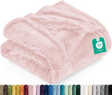 Utopia Bedding Soft Fleece Bed Blanket Throw Size Ash Grey (50x60 Inch)
